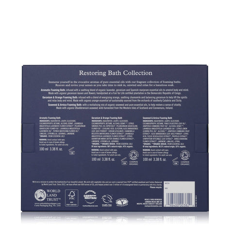 Restoring Foaming Bath Scents Collection