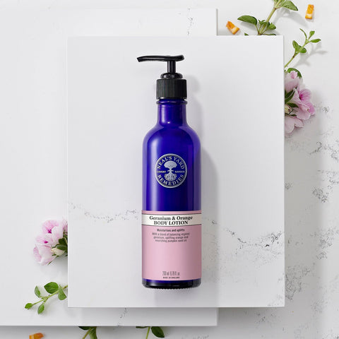 Geranium & Orange Body Lotion - BBE 07/24