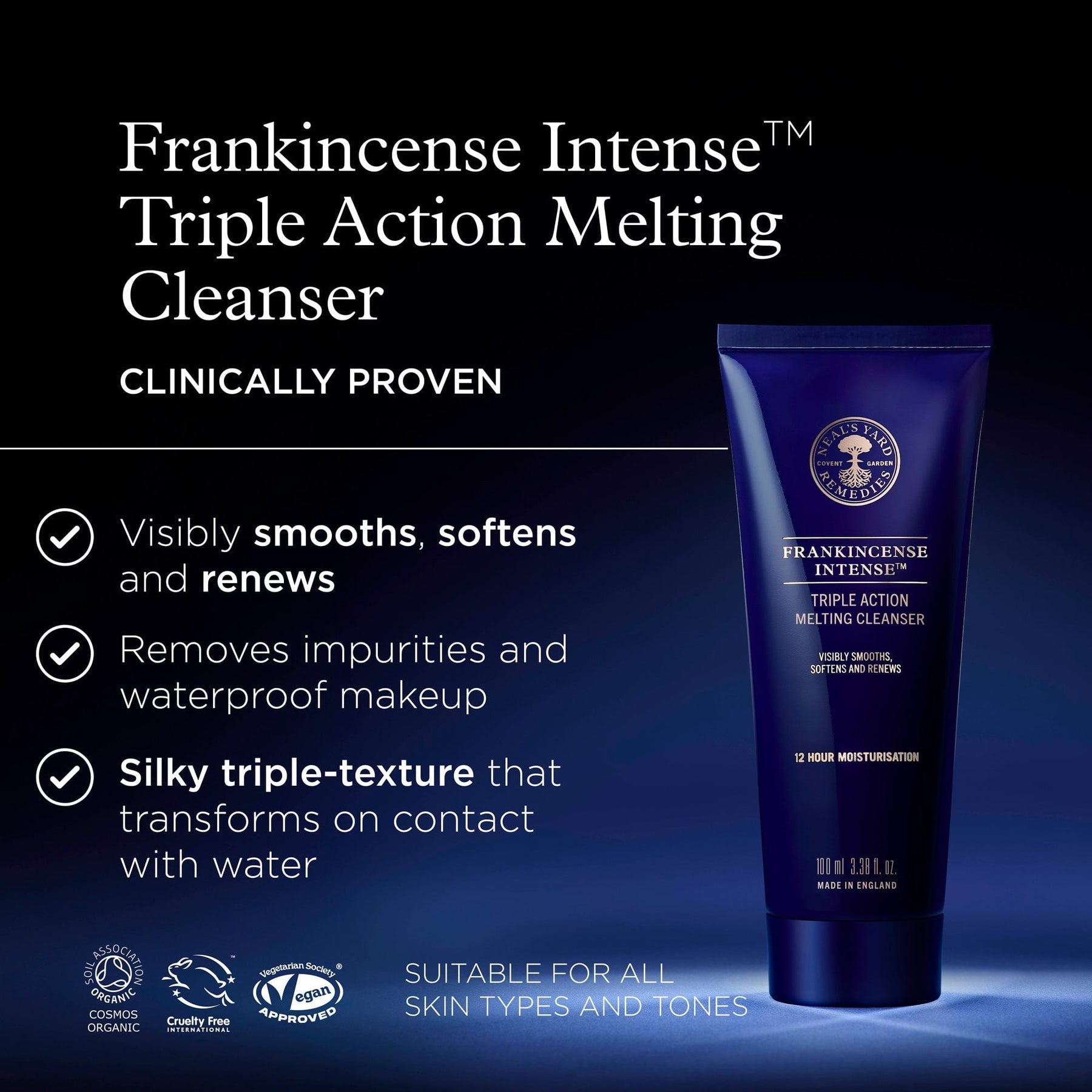 Frankincense Intense™ Triple Action Melting Cleanser 100ml