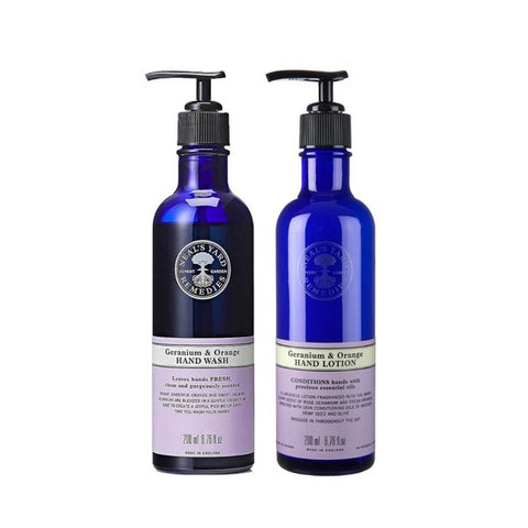 Geranium & Orange Hand Lotion and wash