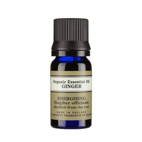 Ginger Organic Essential Oil front of bottle
