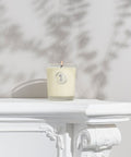 Organic Aromatherapy Candle - Balancing candle out of box on nice ledge