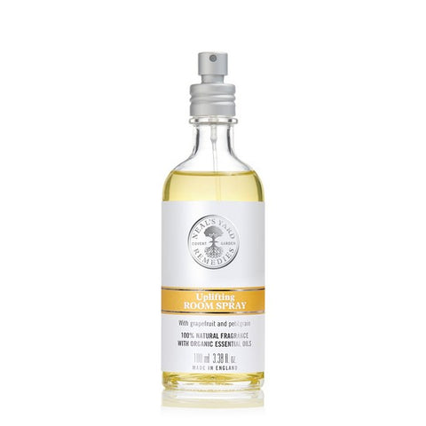 Organic Aromatherapy Room Spray - Uplifting front of bottle