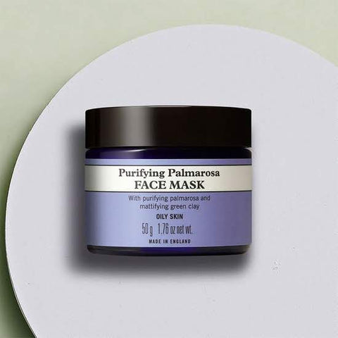 Purifying Palmarosa Facial Mask on plate